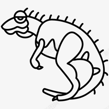 恐龙异龙食肉动物图标