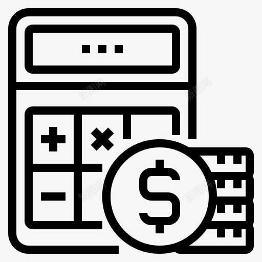 财务计算器货币svg_新图网 https://ixintu.com 支付 财务 计算器 货币 支付方 方法 概述