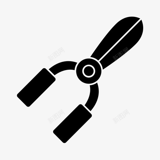 对冲剪刀设备工具svg_新图网 https://ixintu.com 对冲 剪刀 工具 设备 工作 图标