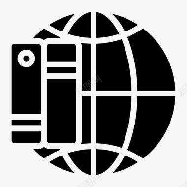 百科全书全球世界图标