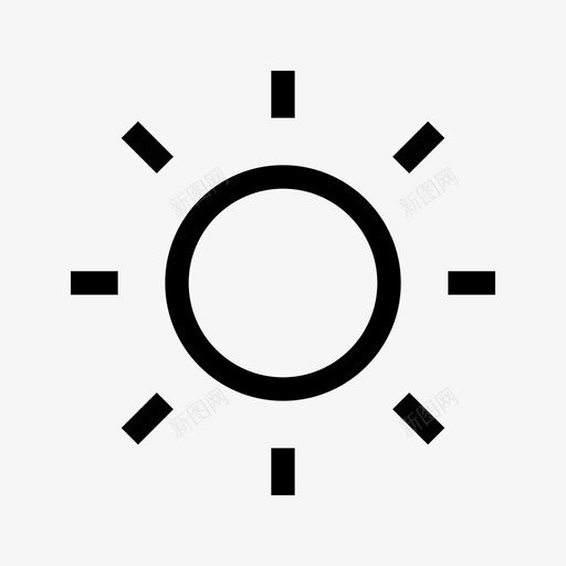 亮度光低svg_新图网 https://ixintu.com 亮度 光低 太阳 基本