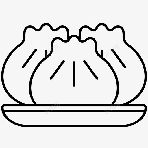 包子包料理美食svg_新图网 https://ixintu.com 包子 包包子 包料理 料理 美食 美味 中国 新年 系列
