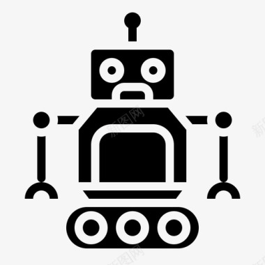 机器人人工智能工程师图标
