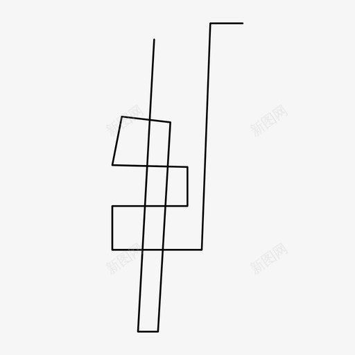 当代艺术线抽象涂鸦svg_新图网 https://ixintu.com 当代艺术 抽象 涂鸦 天真 一行
