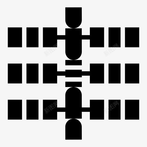 太空站天文学卫星svg_新图网 https://ixintu.com 太空站 天文学 卫星 太空船 太空 符号