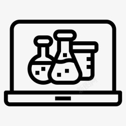 电脑化笔记本电脑化学教育高清图片