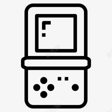 电子游戏游戏机便携式图标