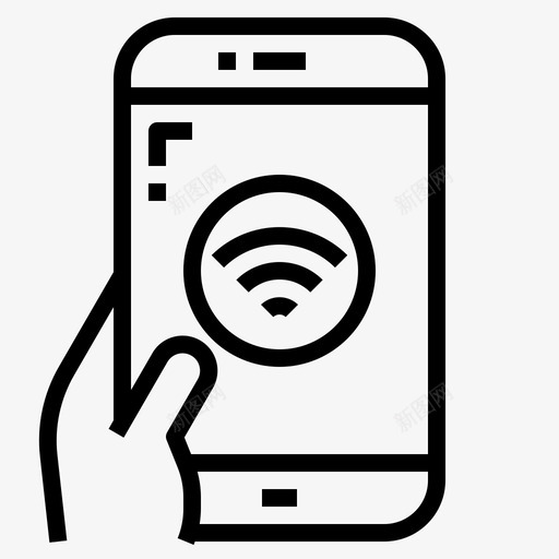 wifi应用程序手机svg_新图网 https://ixintu.com 应用程序 手机 智能 社交 网络 移动 概述