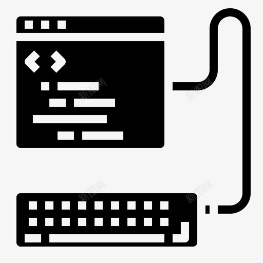 编码过程计算机键盘svg_新图网 https://ixintu.com 编码 过程 计算机 键盘 编程 网络编程 实体