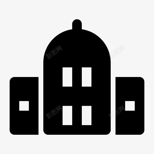 议会办公室建筑外观svg_新图网 https://ixintu.com 建筑 议会 办公室 外观 符号