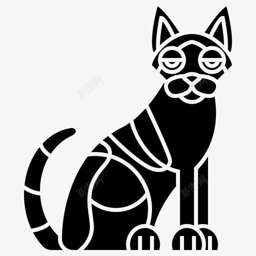 猫印花布可爱图标免费下载 图标m Ktujtexcc 新图网