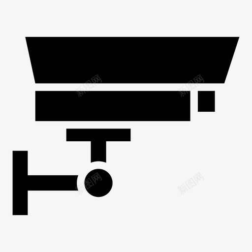 闭路电视摄像机保护安全svg_新图网 https://ixintu.com 摄像机 闭路电视 保护 安全 视频 图示