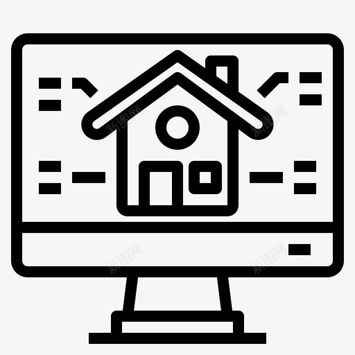 属性建筑计算机svg_新图网 https://ixintu.com 房地产 属性 建筑 计算机 房屋 概述
