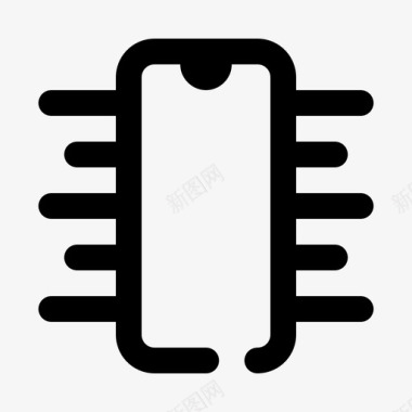 集成电路电路数字图标