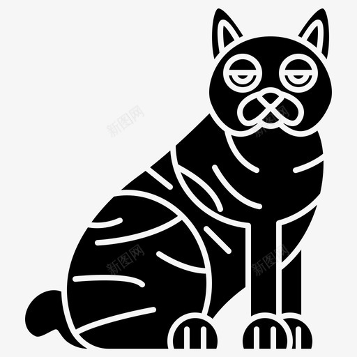 猫猫科动物大型svg_新图网 https://ixintu.com 猫科 动物 大型 鼠兔 纯种 品种 字形