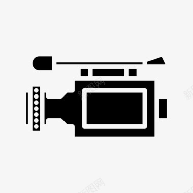 摄像机录像机复古摄像机图标