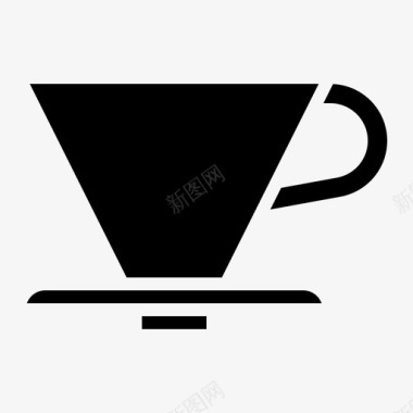 滴头咖啡咖啡过滤器图标