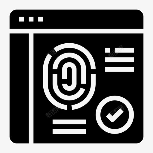 隐私指纹识别svg_新图网 https://ixintu.com 隐私 指纹识别 密码 安全 人工智能
