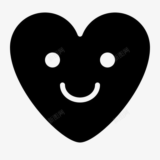 微笑酷表情符号svg_新图网 https://ixintu.com 表情 符号 微笑 快乐