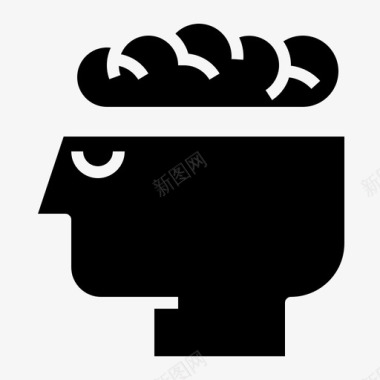 脑头人的头脑图标
