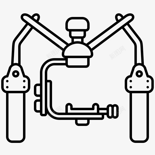 稳定摄影设备svg_新图网 https://ixintu.com 稳定 摄影 设备 万向节 手持 摄影师