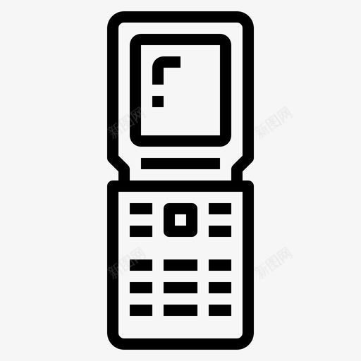 手机通讯翻盖手机svg_新图网 https://ixintu.com 手机 复古 手机通讯 翻盖 技术 设备 概述