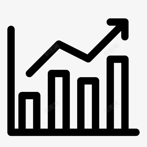 增长分析图表svg_新图网 https://ixintu.com 图表 增长 分析 分析图 数据 统计 业务 图标