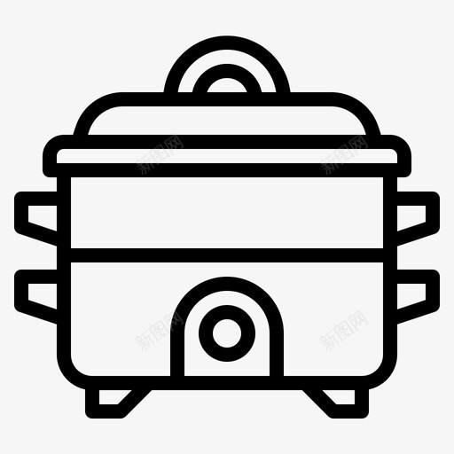 蒸笼家用厨具svg_新图网 https://ixintu.com 蒸笼 家用 厨具 设备