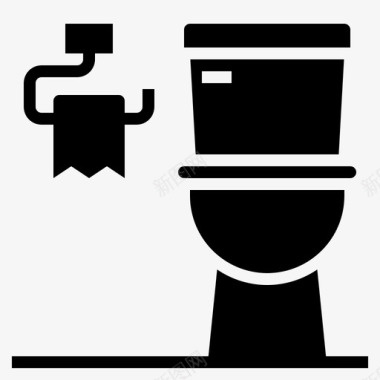 卫生间卫生设备卫浴设备图标