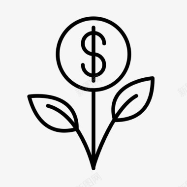 货币投资商业金融图标