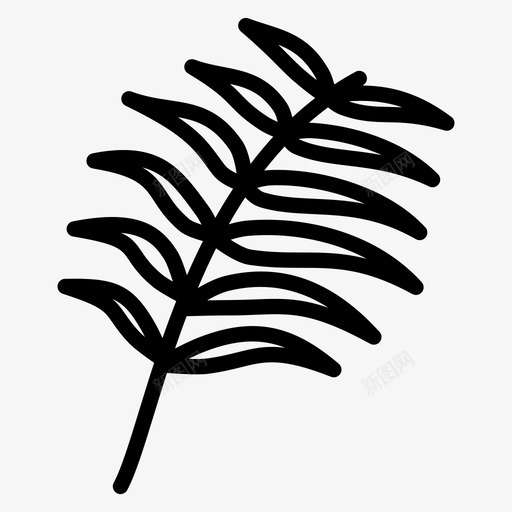 棕榈叶自然植物svg_新图网 https://ixintu.com 棕榈 叶棕榈 叶自然 自然 植物 树叶