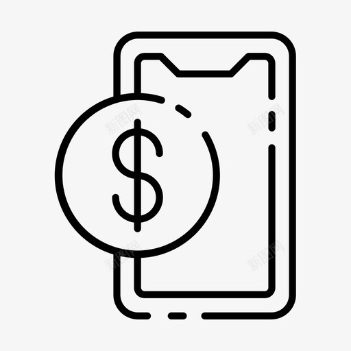 移动支付商务金融svg_新图网 https://ixintu.com 移动 支付 商务 金融 货币 商店 智能 手机 手机商 捆绑