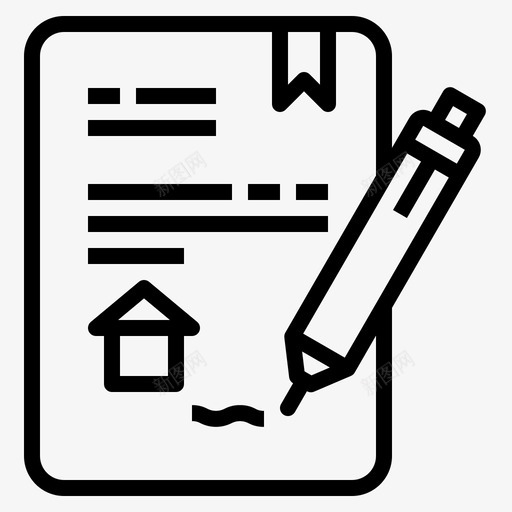 合同房屋贷款svg_新图网 https://ixintu.com 合同 房屋 贷款 钢笔 签字 房地产 概述