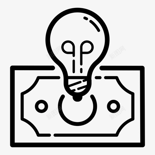 金钱观念商业金钱svg_新图网 https://ixintu.com 金钱 观念 商业 金融 创新 智力