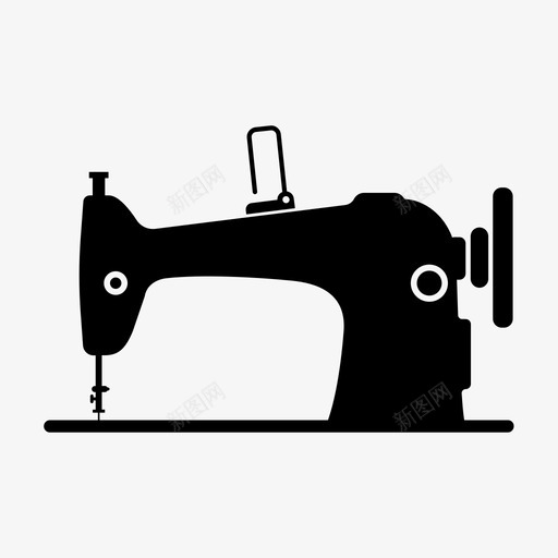 缝纫机布针svg_新图网 https://ixintu.com 缝纫机 布针线 针线 基本 工具