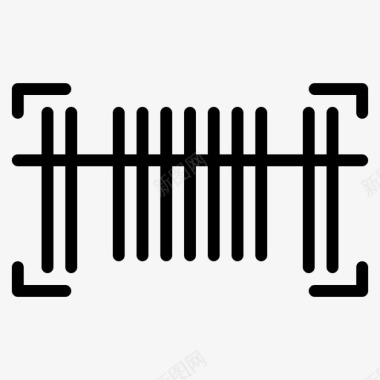 条形码价格购物图标