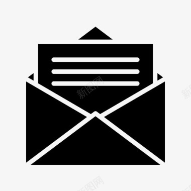 电子邮件信封信件通信消息图标
