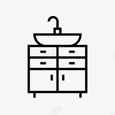 木屋橱柜家具图标