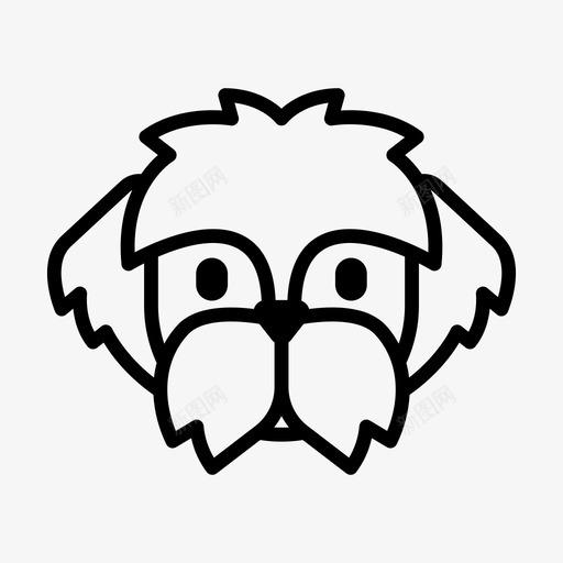 狮子品种狗svg_新图网 https://ixintu.com 狮子 品种 宠物 纯种