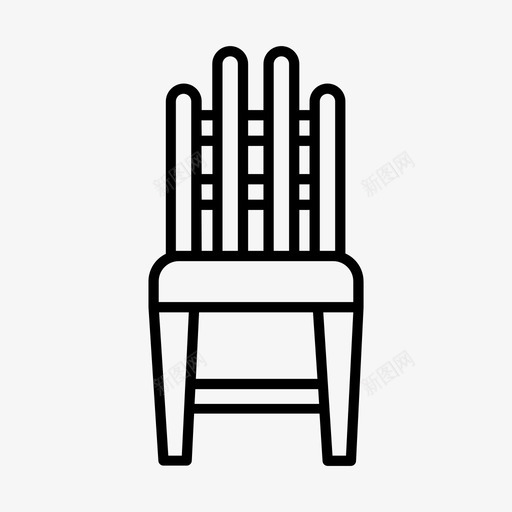 温莎椅家具家用svg_新图网 https://ixintu.com 温莎 椅温 莎椅 家具 家用 室内