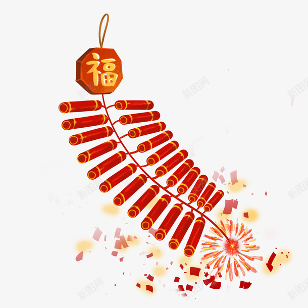 一串春节新年鞭炮元素psd免抠素材_新图网 https://ixintu.com 元素 动态鞭炮 挥春 新年 新年物料 春节 鞭炮