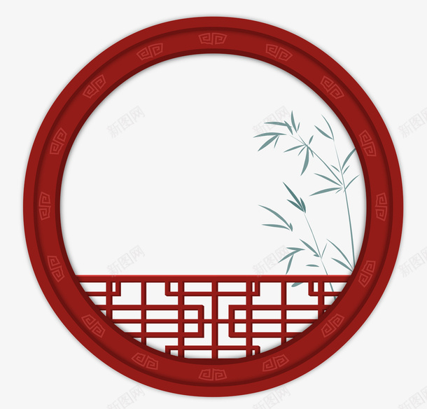 古风窗户国潮边框中国风png免抠素材_新图网 https://ixintu.com 中国风 古典 窗户 边框 国潮
