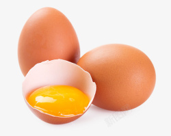 一半圆圆可爱的鸡蛋高清图片