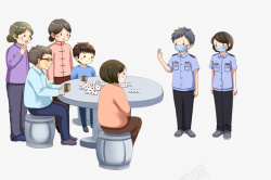 聚集防疫防疫素材抠图高清图片