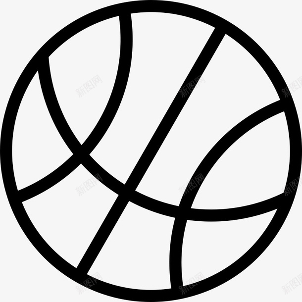 篮球线性图标800x800png免抠素材_新图网 https://ixintu.com 动感 动漫图标 图标 篮球 篮球贴纸 线性 线条