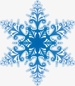 蓝色木板背景图片精细的蓝色雪花片一个高清图片