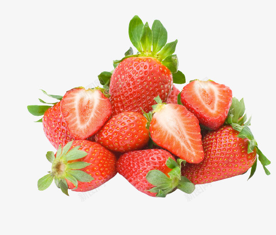 一堆红色草莓2png免抠素材_新图网 https://ixintu.com 红 草 莓 堆