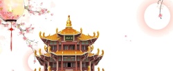 中国风背景banner素材背景