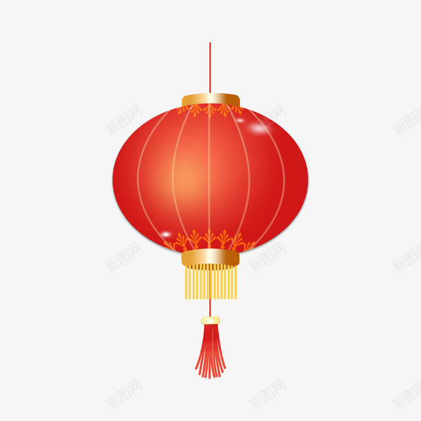 新年快乐红色灯笼创意设计psd免抠素材_新图网 https://ixintu.com 新年 快乐 红色 灯笼 创意设计