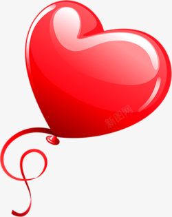 浪漫的心情人节爱心气球素材高清图片